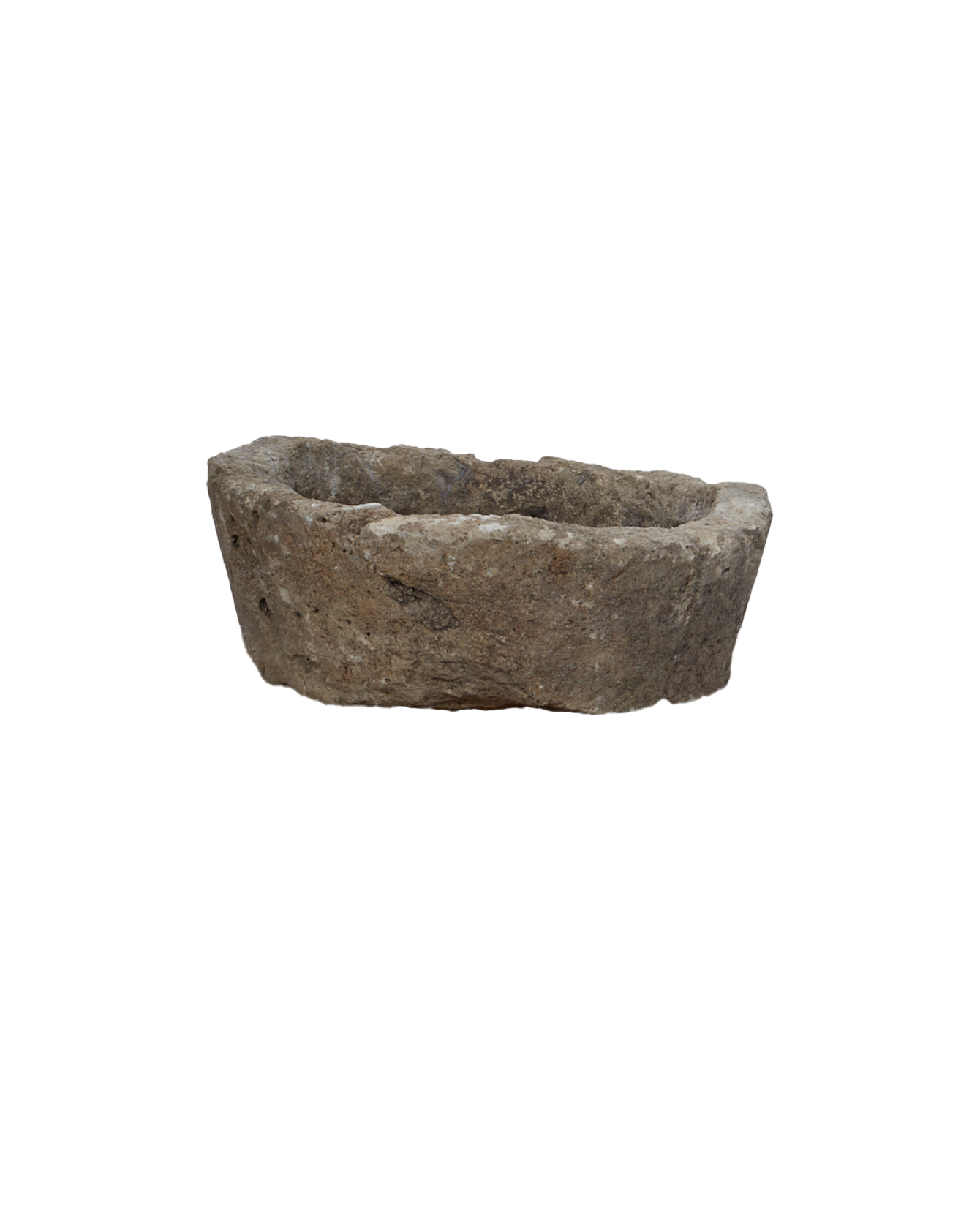 Olive Ateliers - Limestone Trough - Round