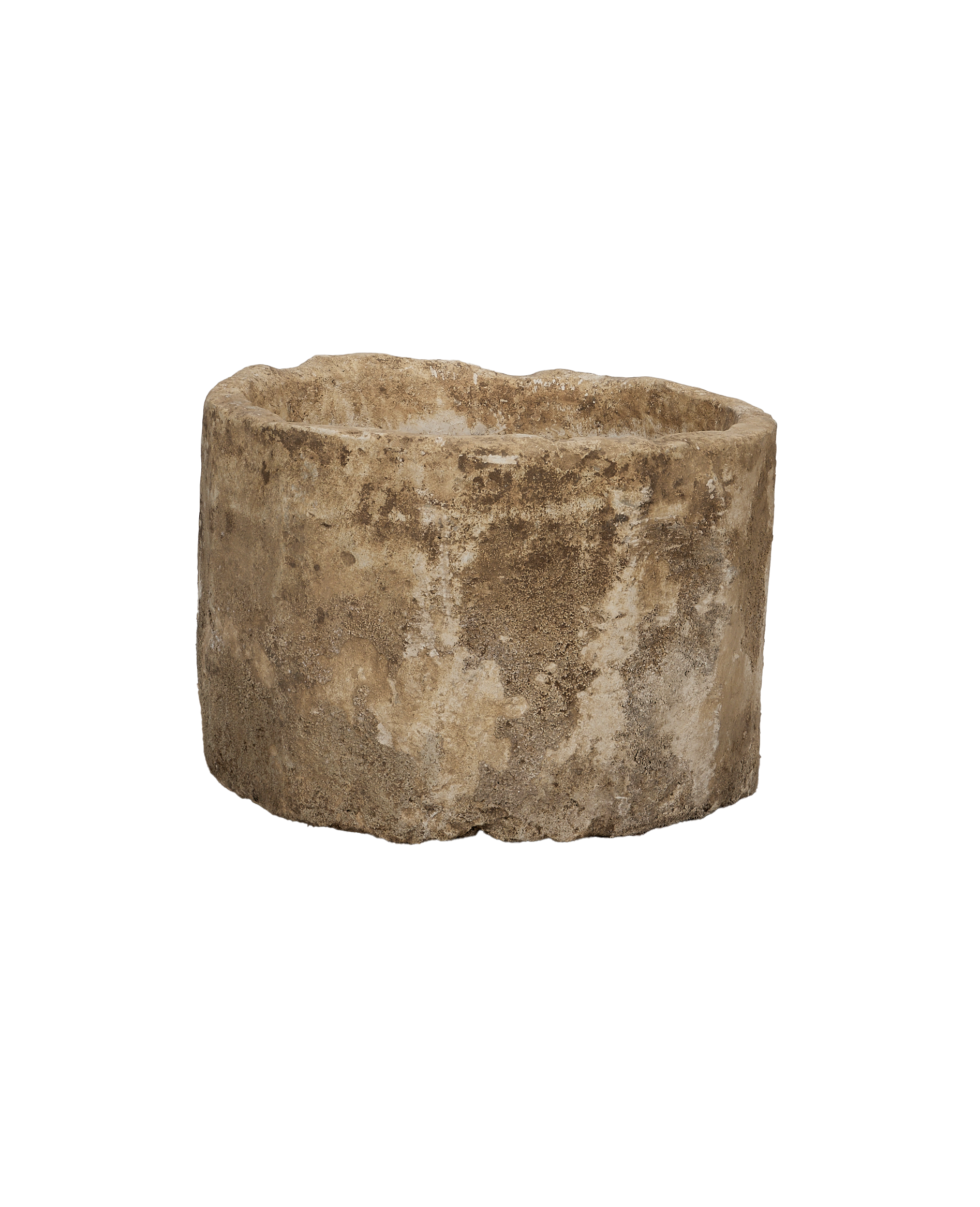 Olive Ateliers - Limestone Trough - Round