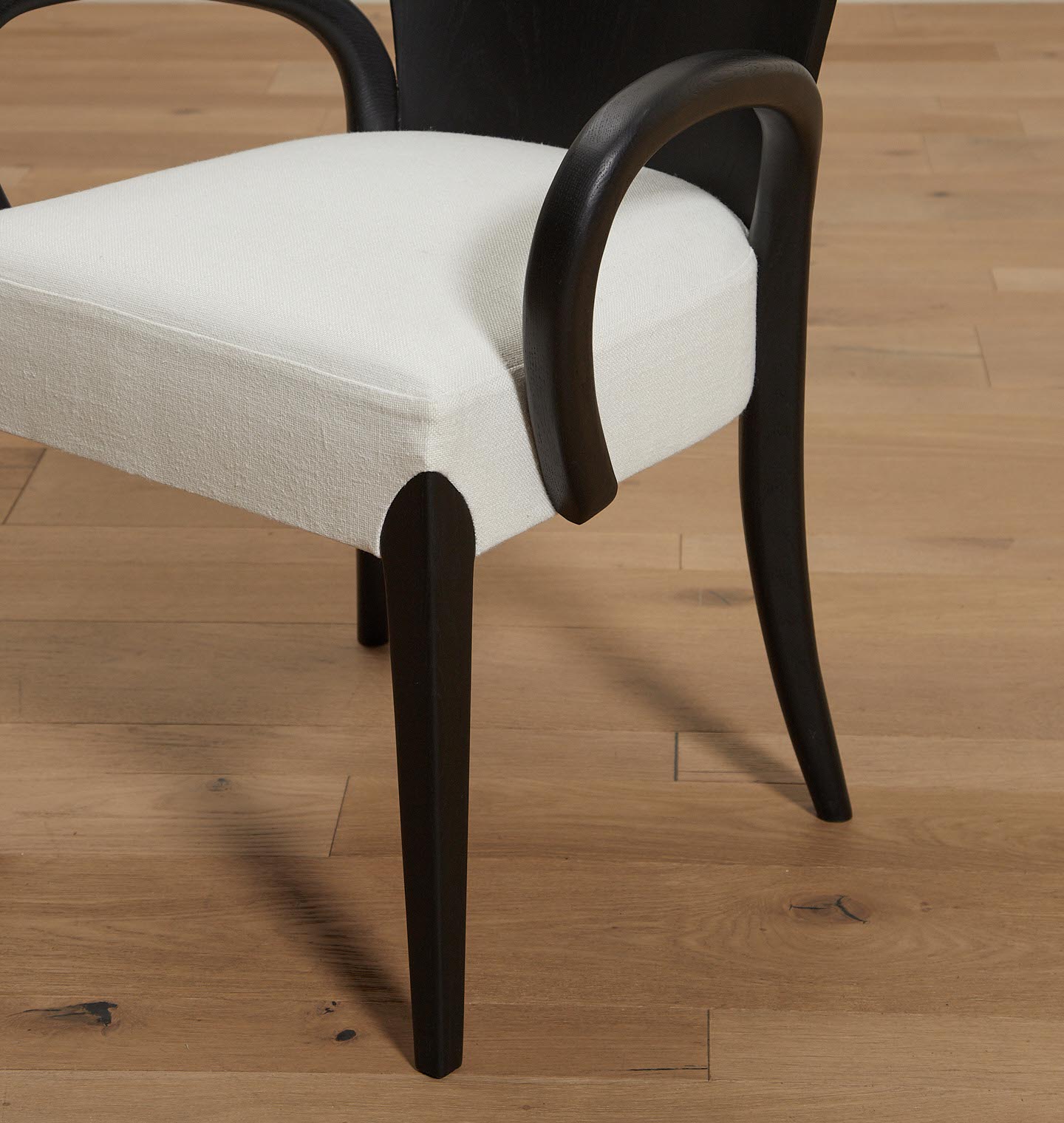 Amber Interiors - Dalia Armchair Ivory Floor Model