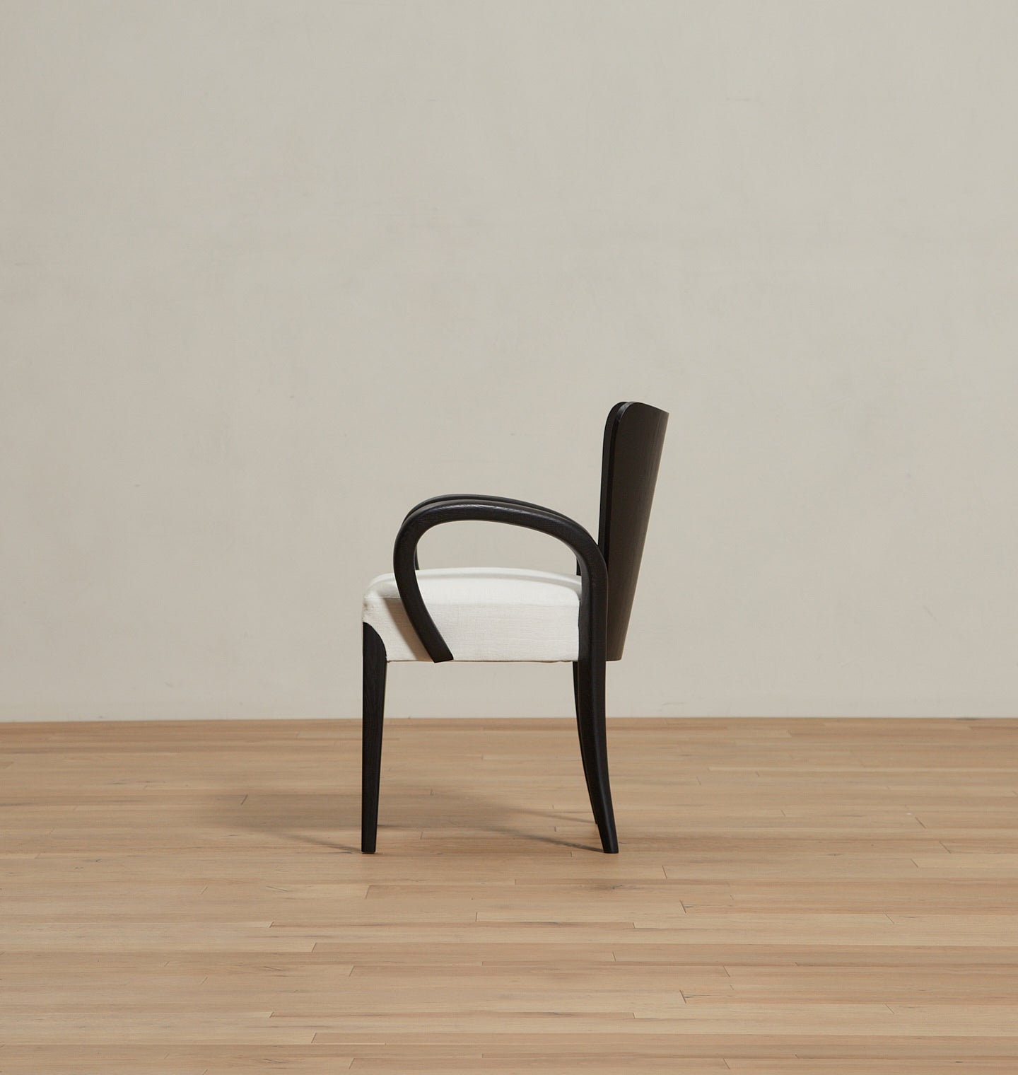 Amber Interiors - Dalia Armchair Ivory Floor Model