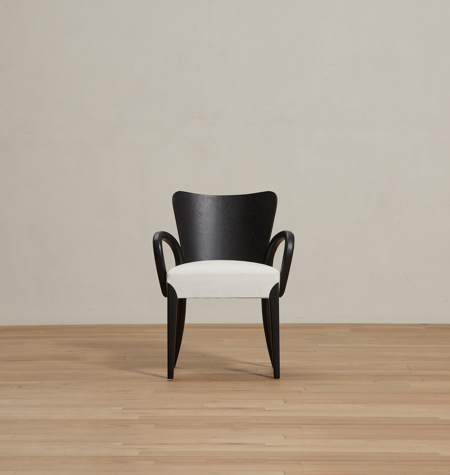 Amber Interiors - Dalia Armchair Ivory Floor Model