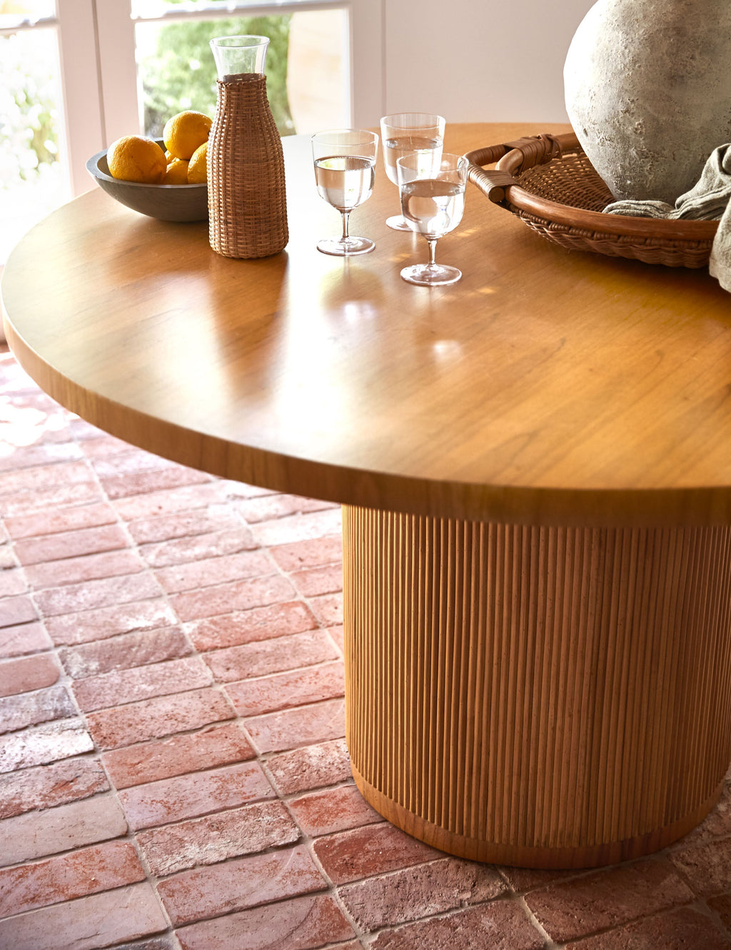 Lulu and Georgia - Open Box: Elvia Round Dining Table, Natural