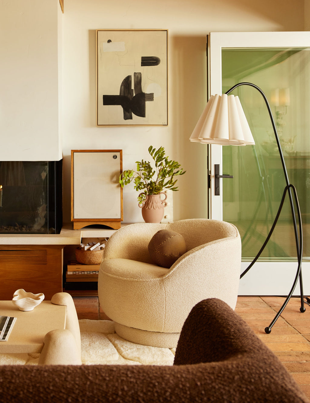 Lulu and Georgia - Fern Swivel Chair by Sarah Sherman Samuel