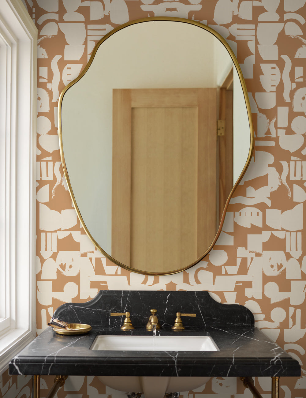 Lulu and Georgia - Organic Shapes Wallpaper by Sarah Sherman Samuel