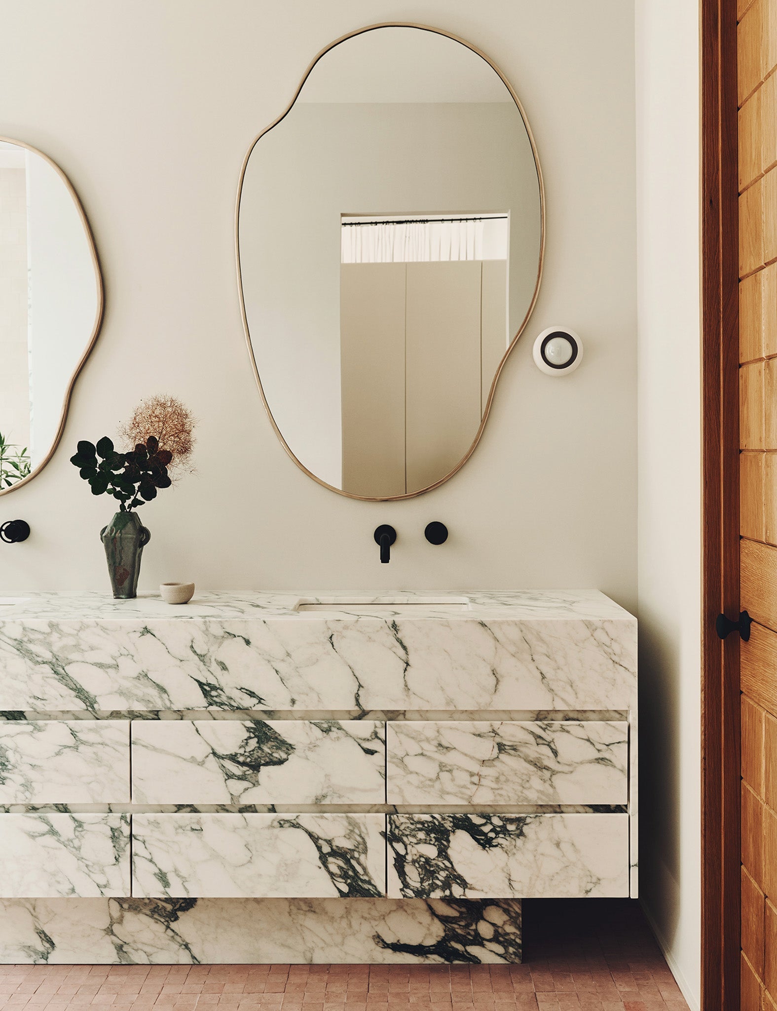 Lulu and Georgia - Puddle Mirror by Sarah Sherman Samuel