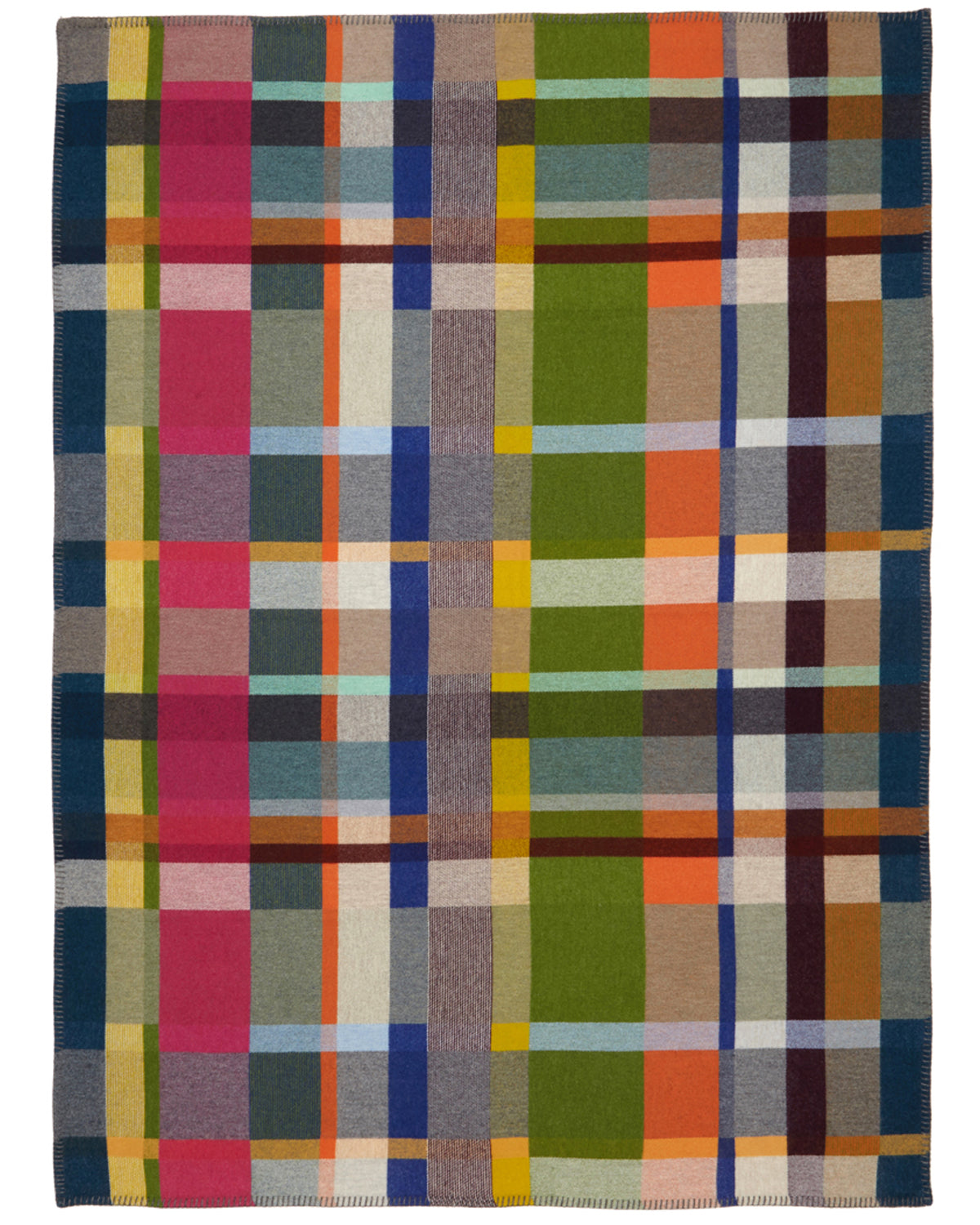 Lostine - Gwynne Lambswool Block Throw - Small