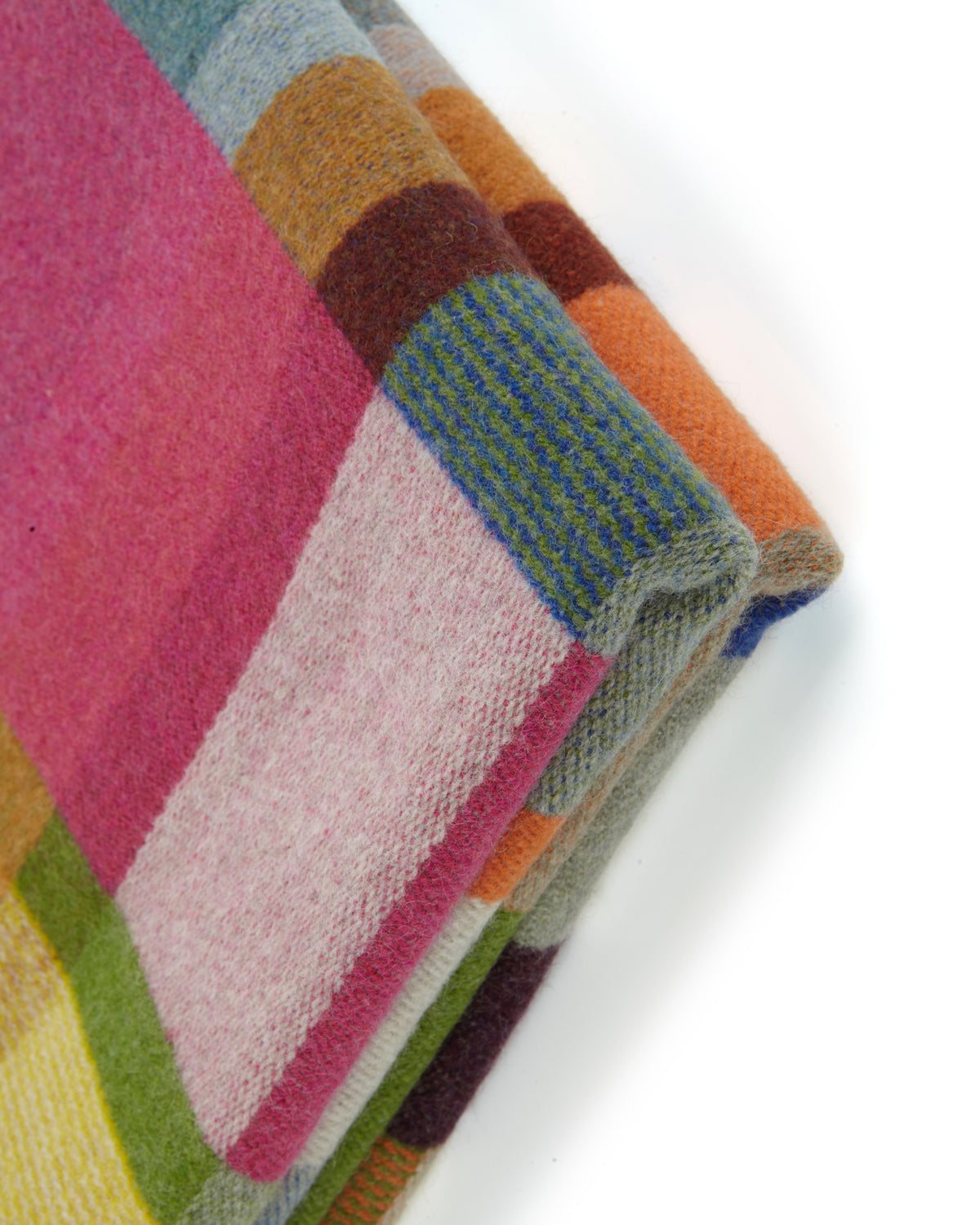 Lostine - Gwynne Lambswool Block Throw - Small