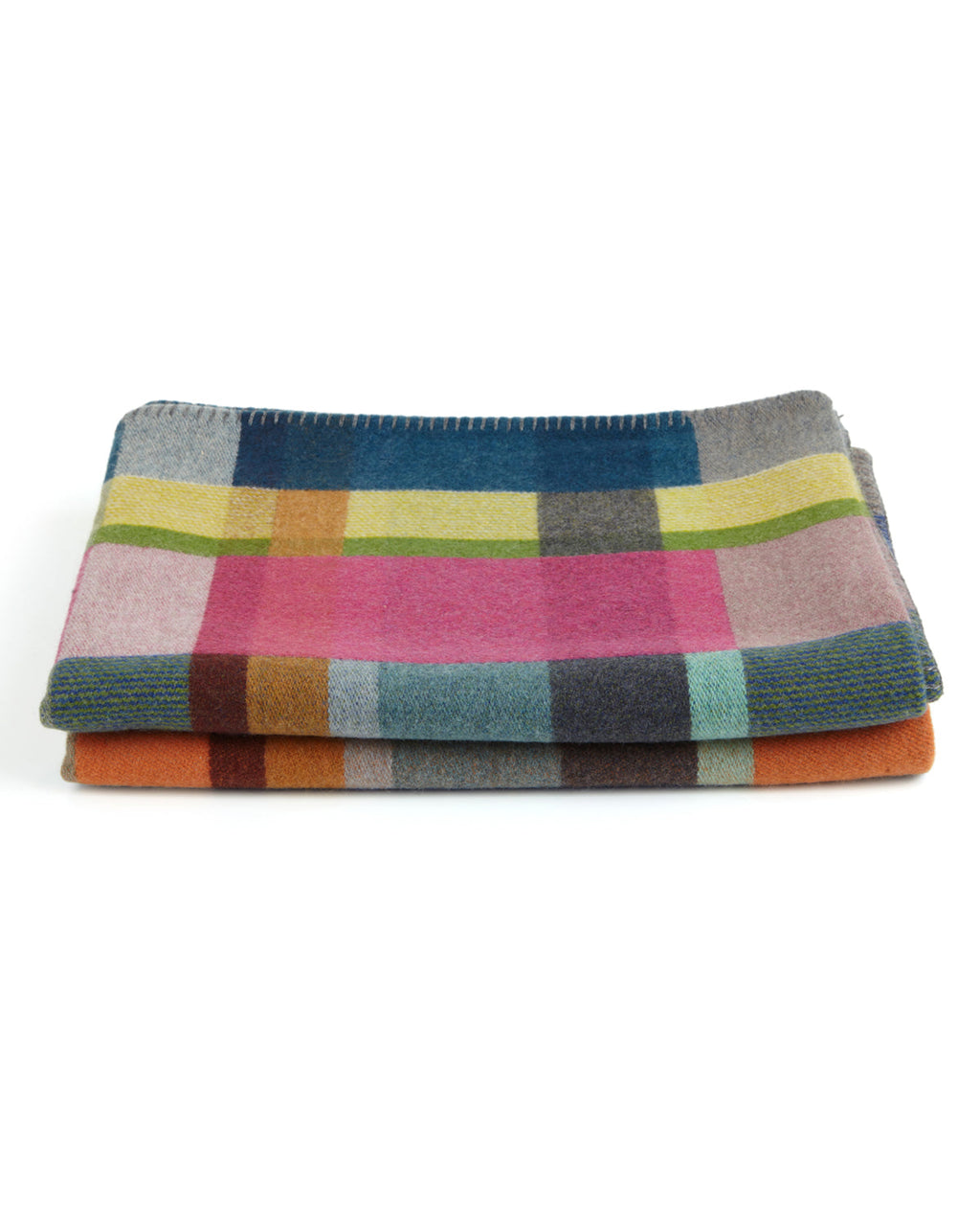 Lostine - Gwynne Lambswool Block Throw - Small