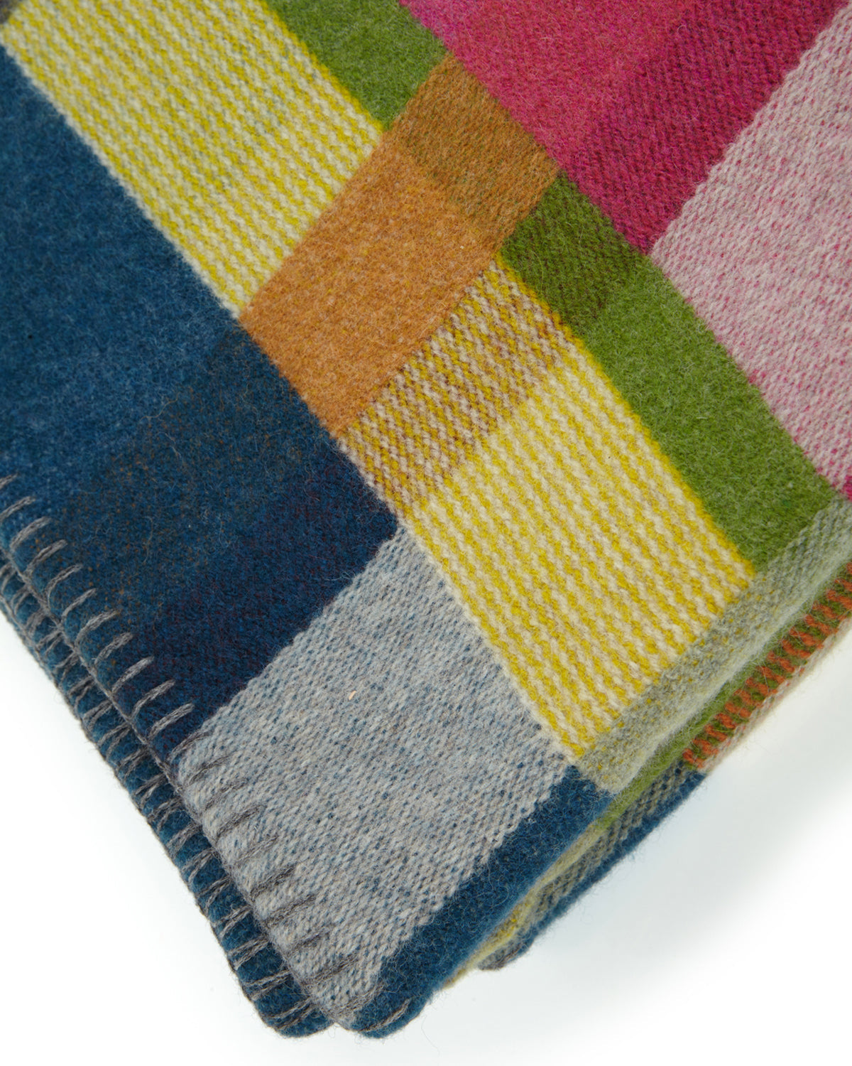 Lostine - Gwynne Lambswool Block Throw - Small