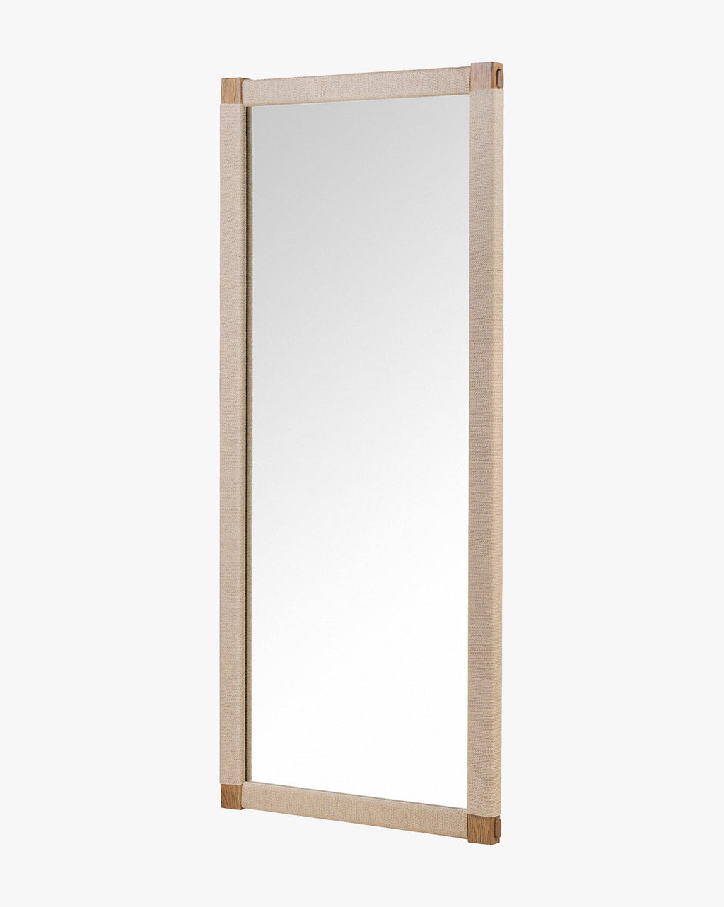 McGee & Co - Sabrina Cord & Oak Floor Mirror