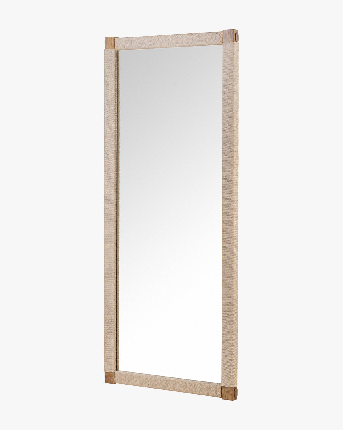 McGee & Co - Sabrina Cord & Oak Floor Mirror