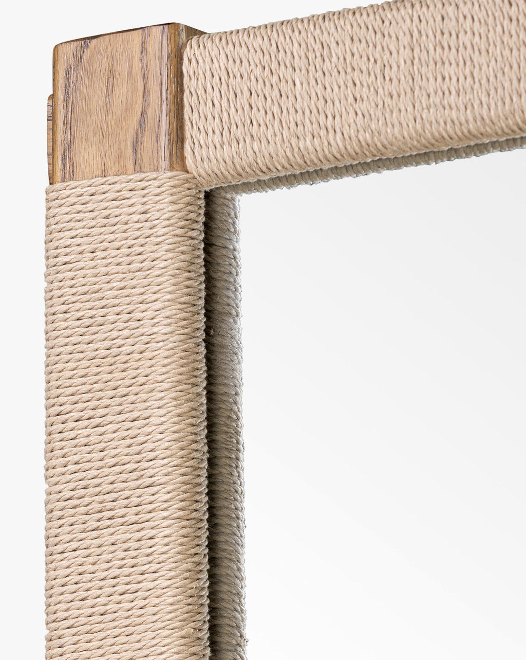 McGee & Co - Sabrina Cord & Oak Floor Mirror