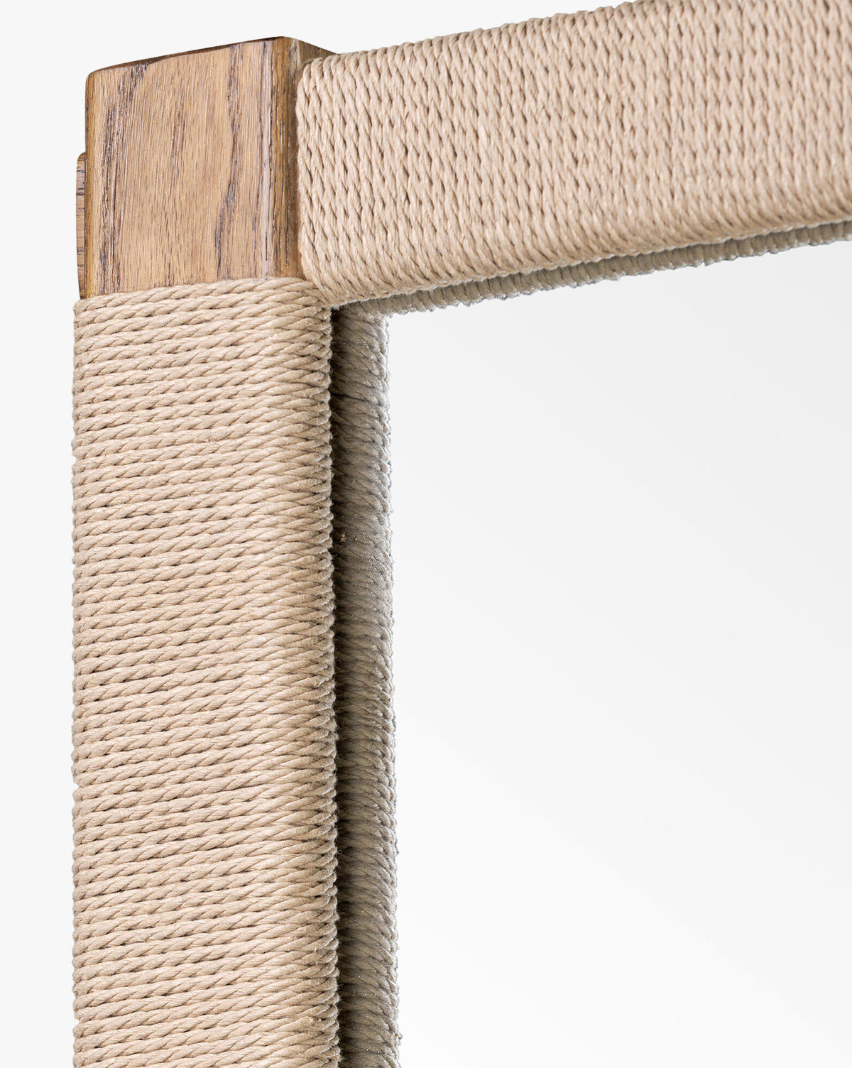 McGee & Co - Sabrina Cord & Oak Floor Mirror