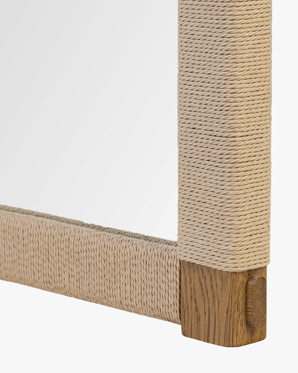 McGee & Co - Sabrina Cord & Oak Floor Mirror
