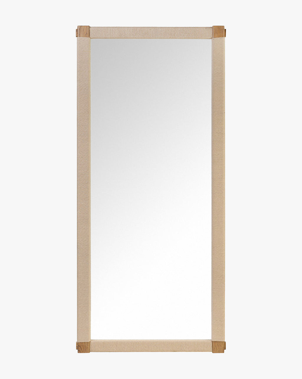 McGee & Co - Sabrina Cord & Oak Floor Mirror