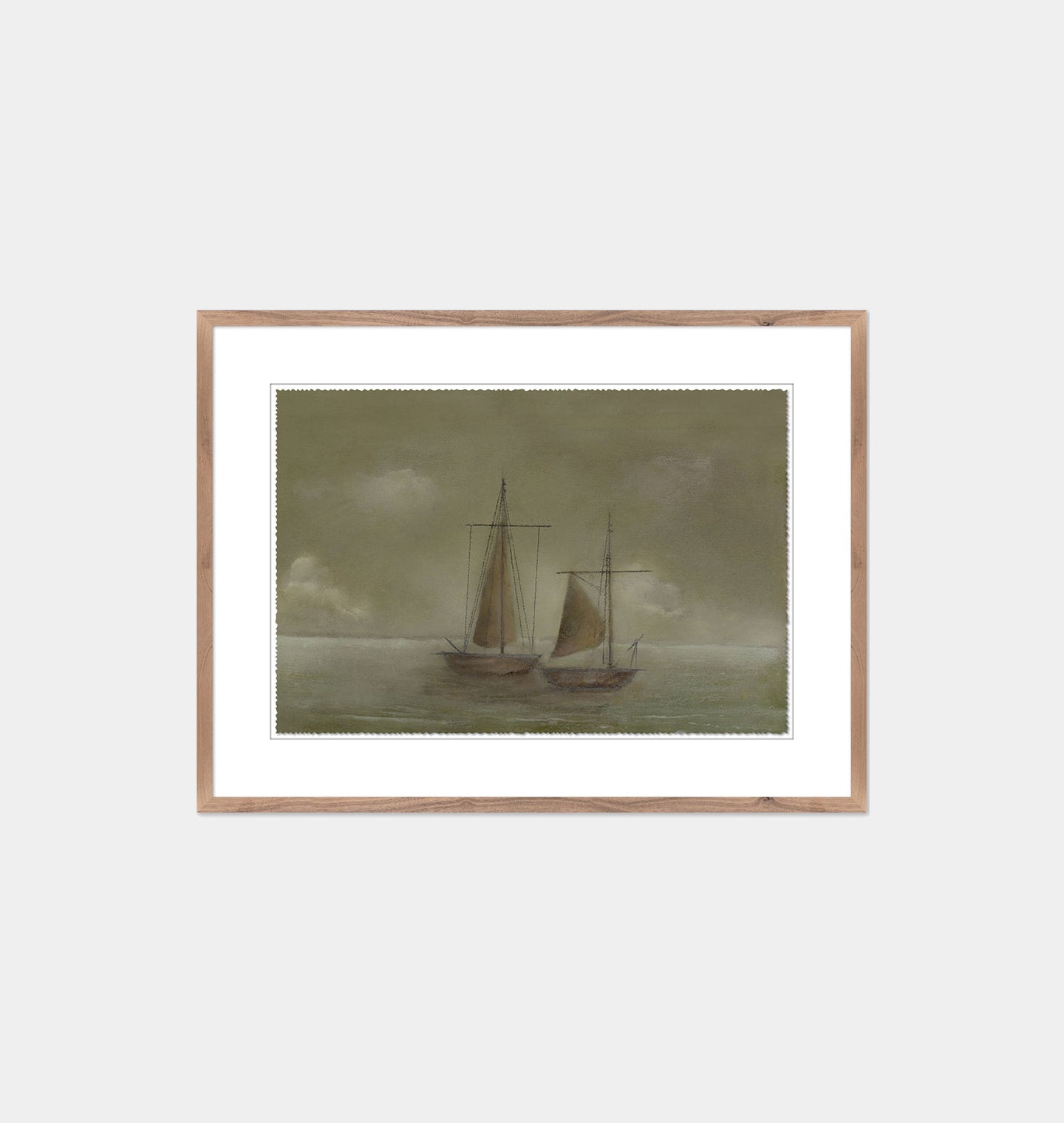 Amber Interiors - Sail No. 1 Framed Print
