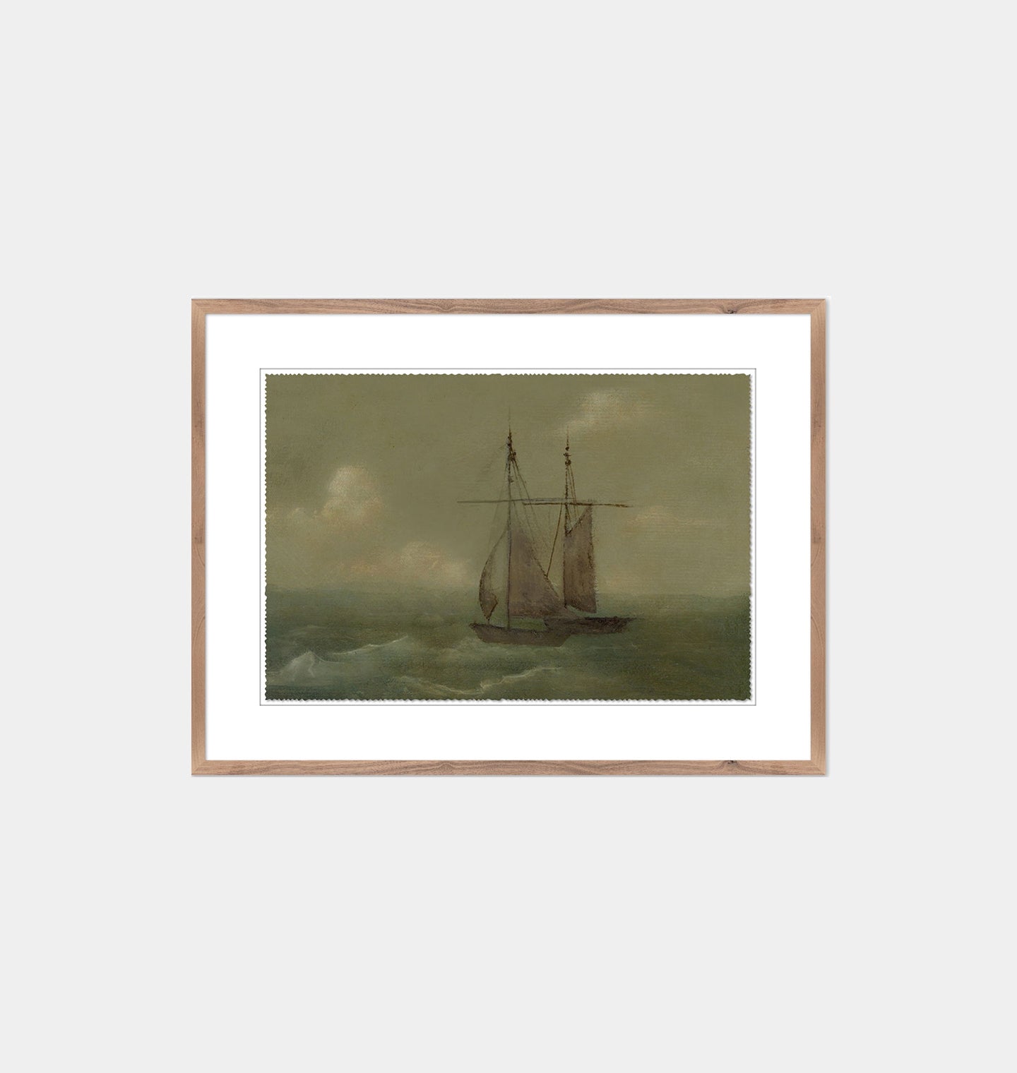 Amber Interiors - Sail No. 3 Framed Print