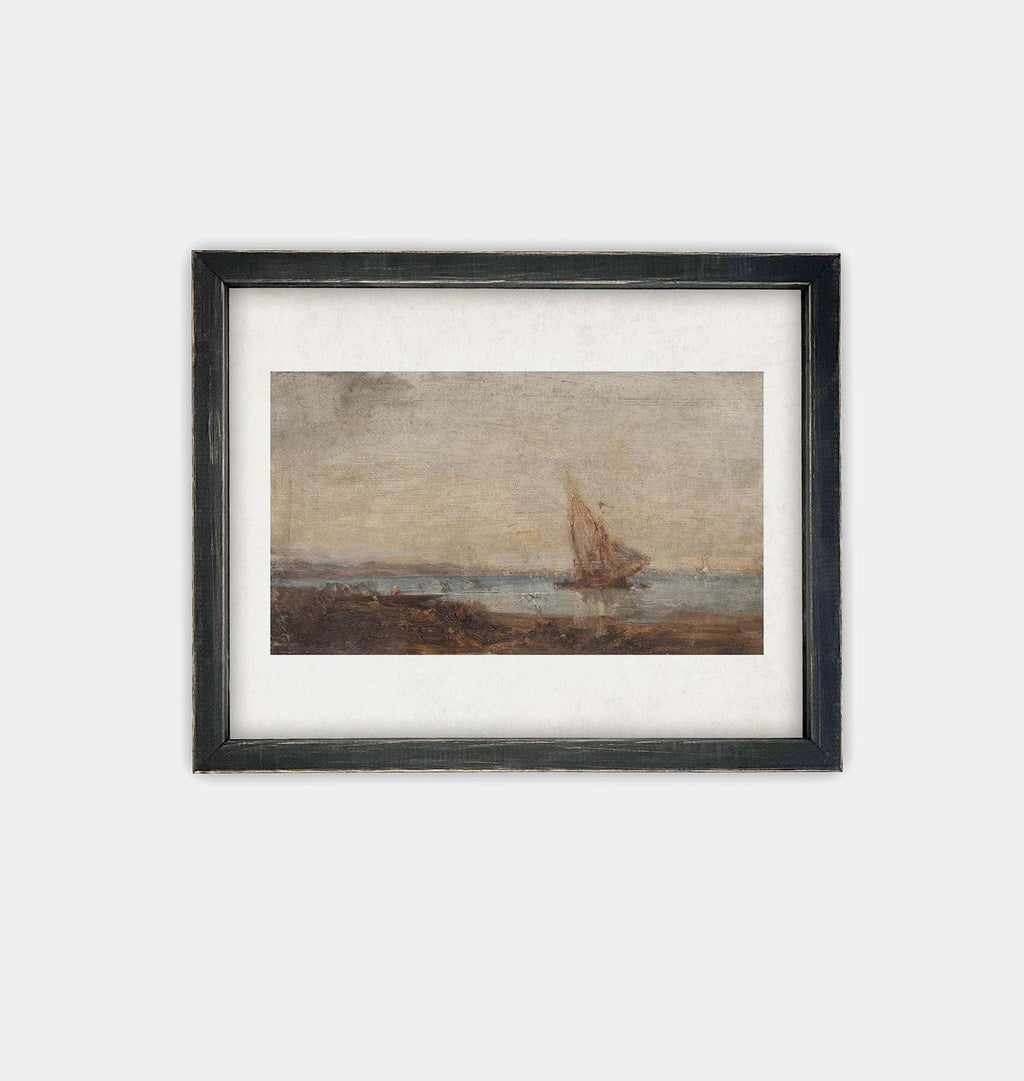 Amber Interiors - Sailing in Martigues Framed Print
