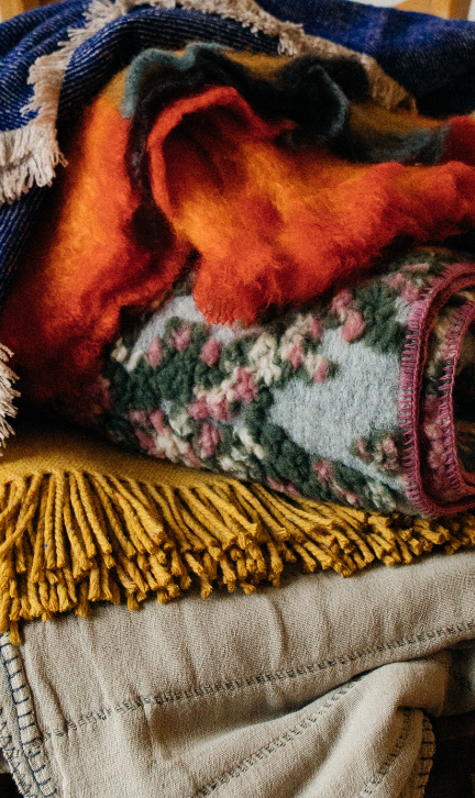 Nicky Kehoe - Chartreuse Yellow Throw