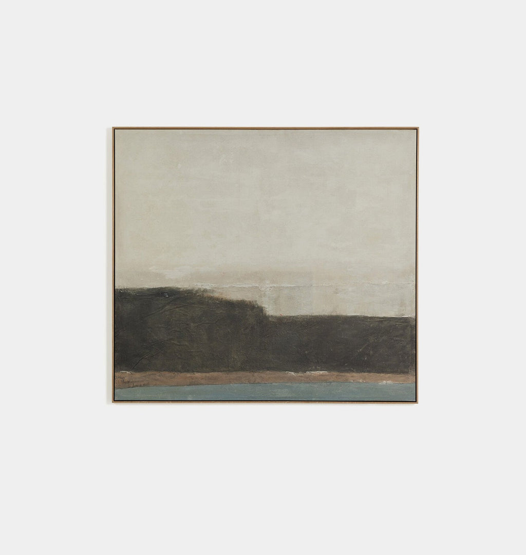 Amber Interiors - Sediment by Paul Meyer Framed Print