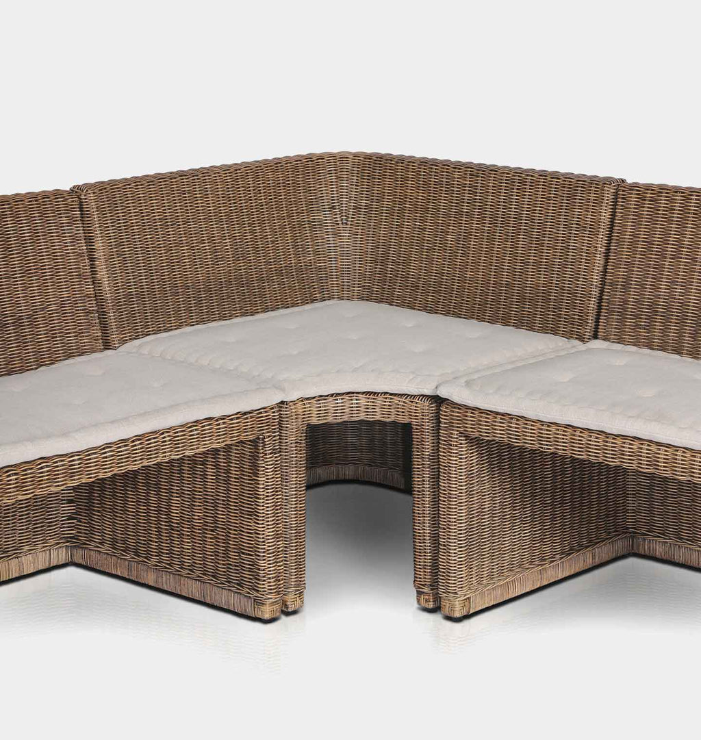 Amber Interiors - Senna L - Shape Dining Banquette