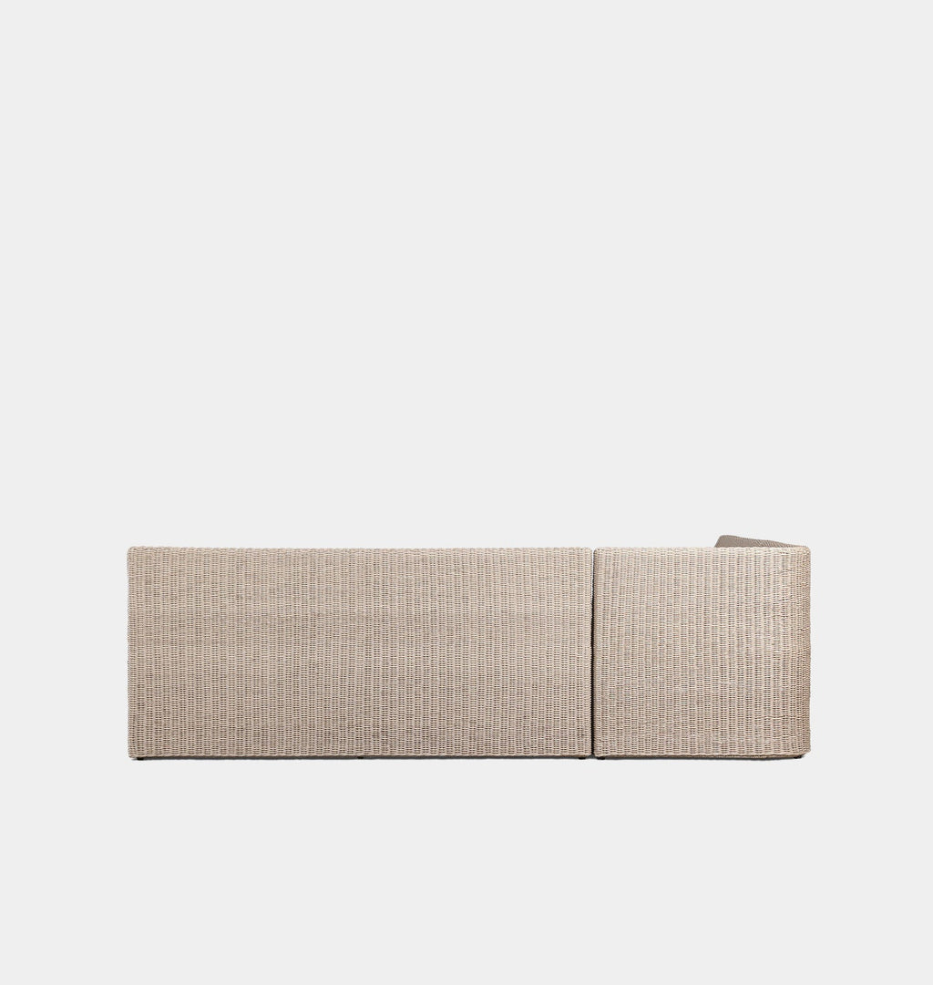 Amber Interiors - Senna Outdoor L - Shape Dining Banquette