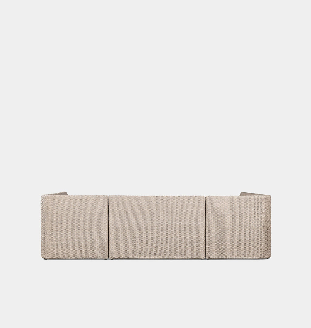 Amber Interiors - Senna Outdoor U - Shape Dining Banquette
