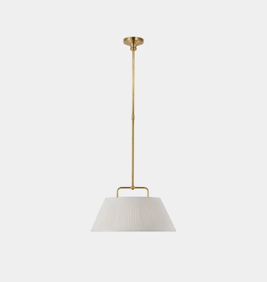 Amber Interiors - Serrato 20" Hanging Shade Pendant