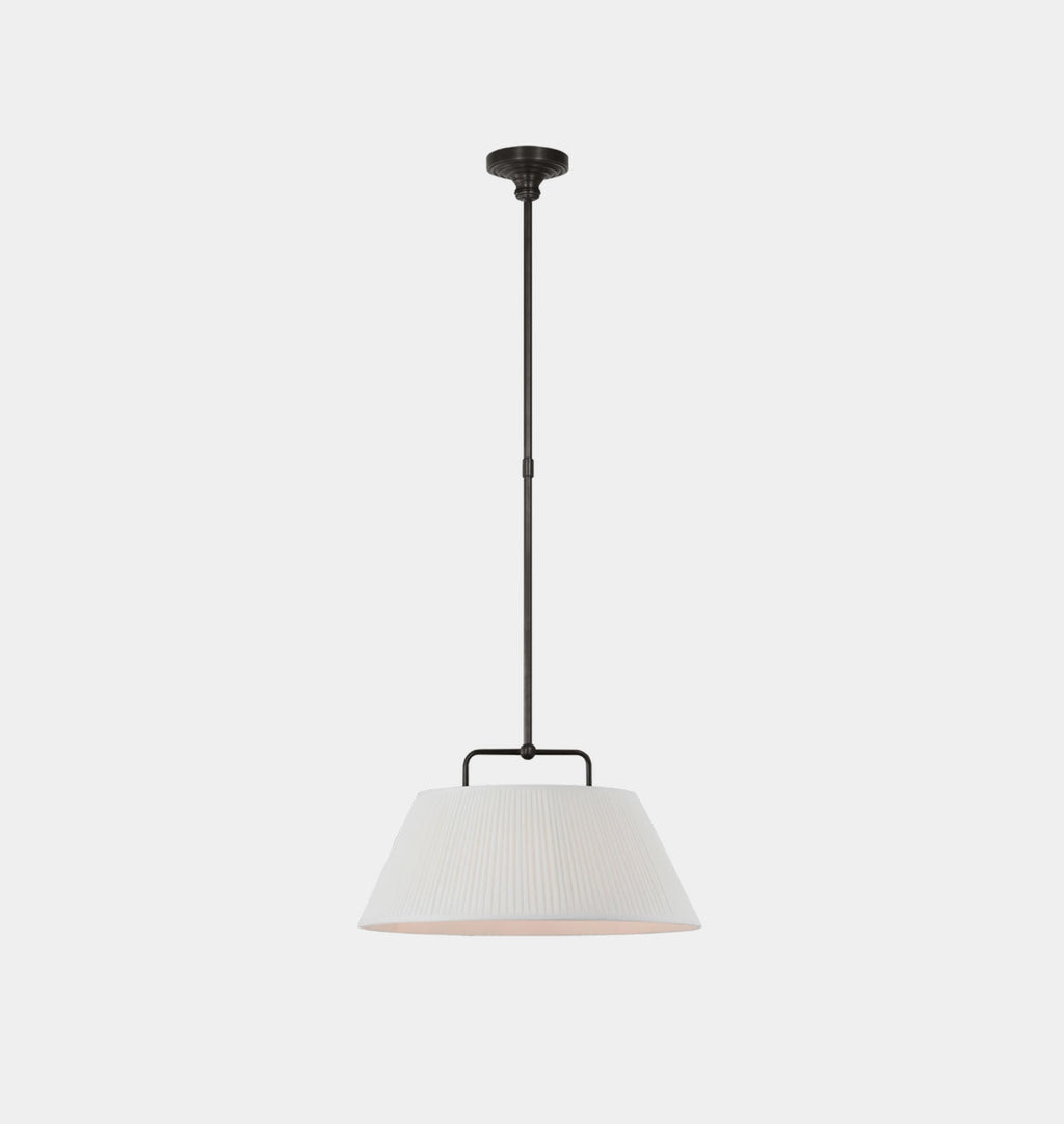 Amber Interiors - Serrato 20" Hanging Shade Pendant