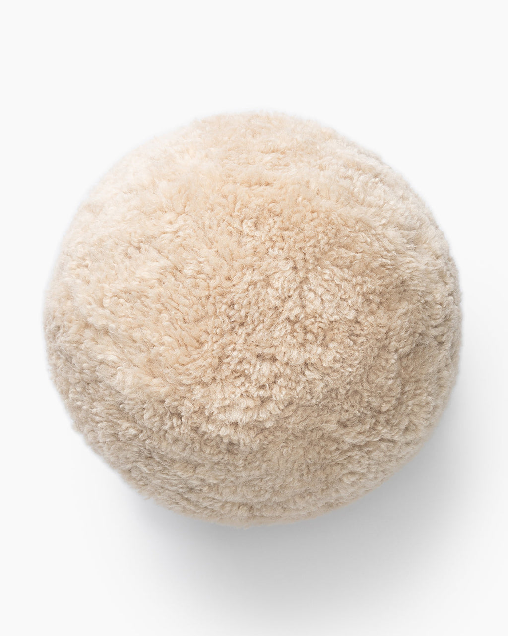 McGee & Co - Sherpa Tan Ball Pillow