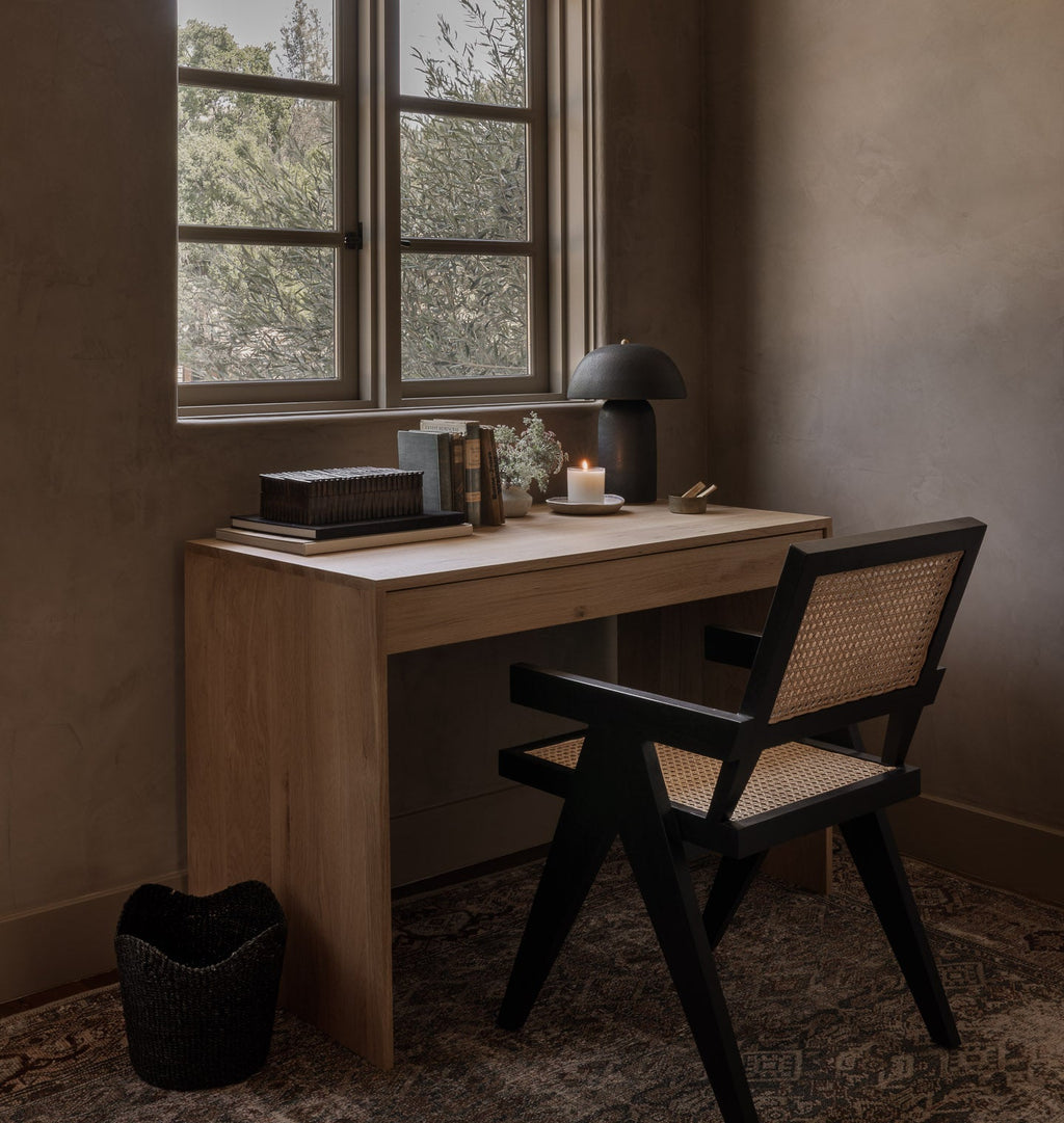 Amber Interiors - Azella Oak Desk