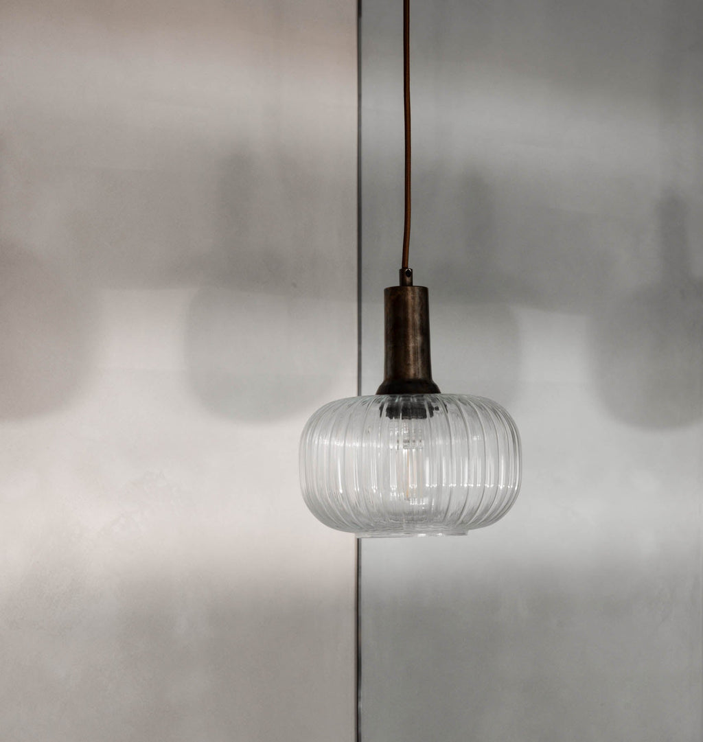 Amber Interiors - Nehir Pendant Antique Brass