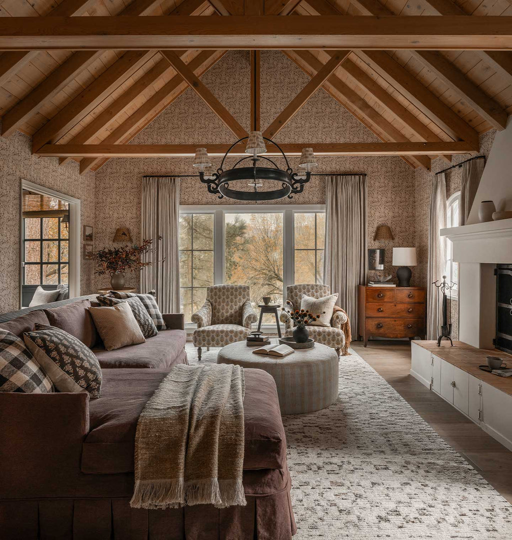 Amber Interiors - Oak Wallpaper