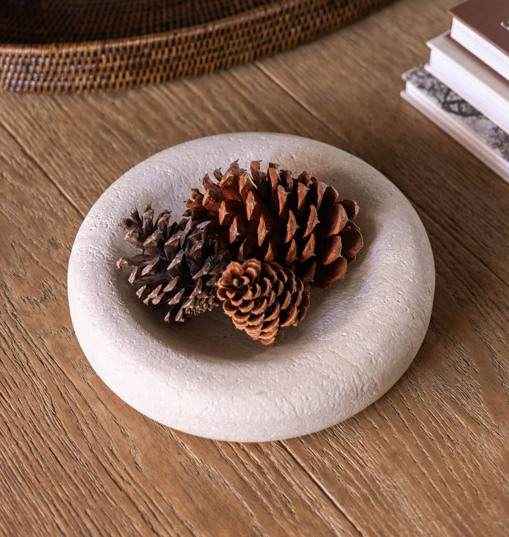 Amber Interiors - Aurora Limestone Catchall