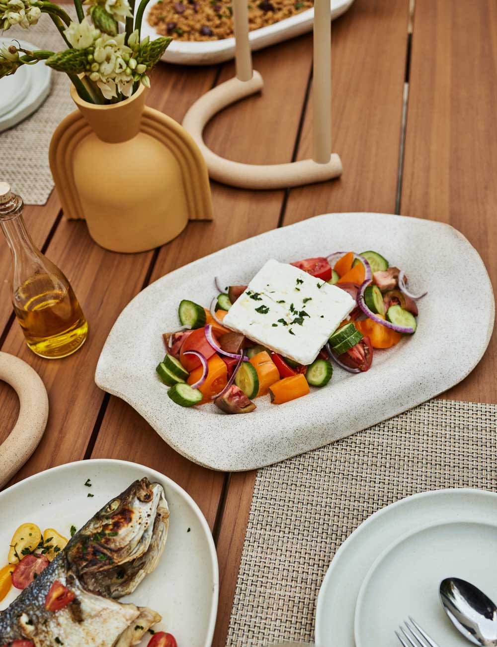 Lulu and Georgia - Manta Oval Platter by SIN