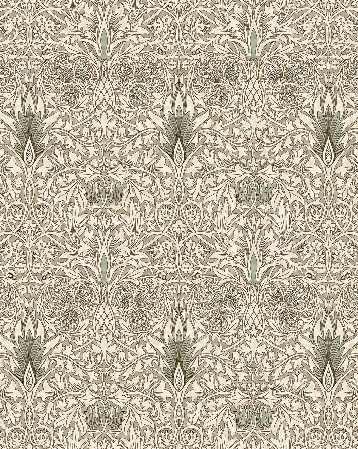 McGee & Co - Morris & Co. x McGee & Co. Snakeshead Wallpaper
