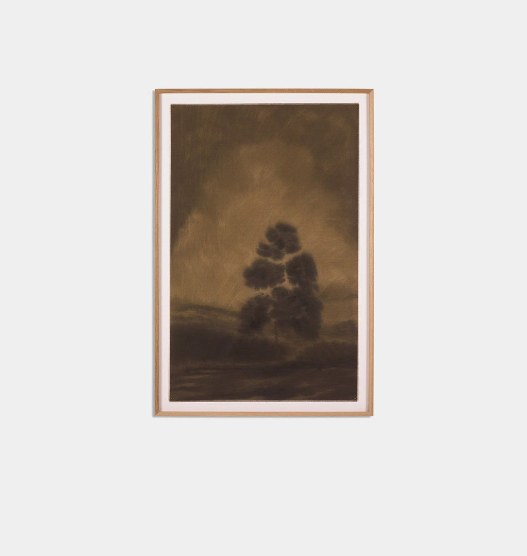 Amber Interiors - Solitude by Chelsea Fly Framed Print