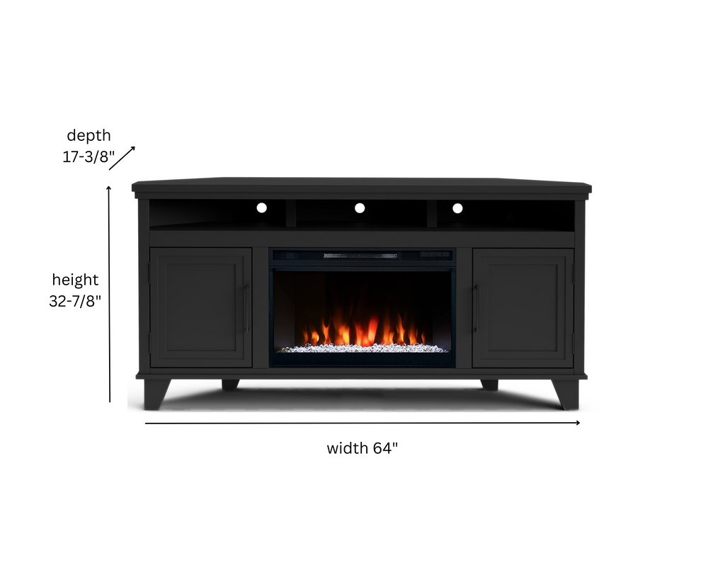 Real Cozy - 64" Sonoma Corner Fireplace TV Stand
