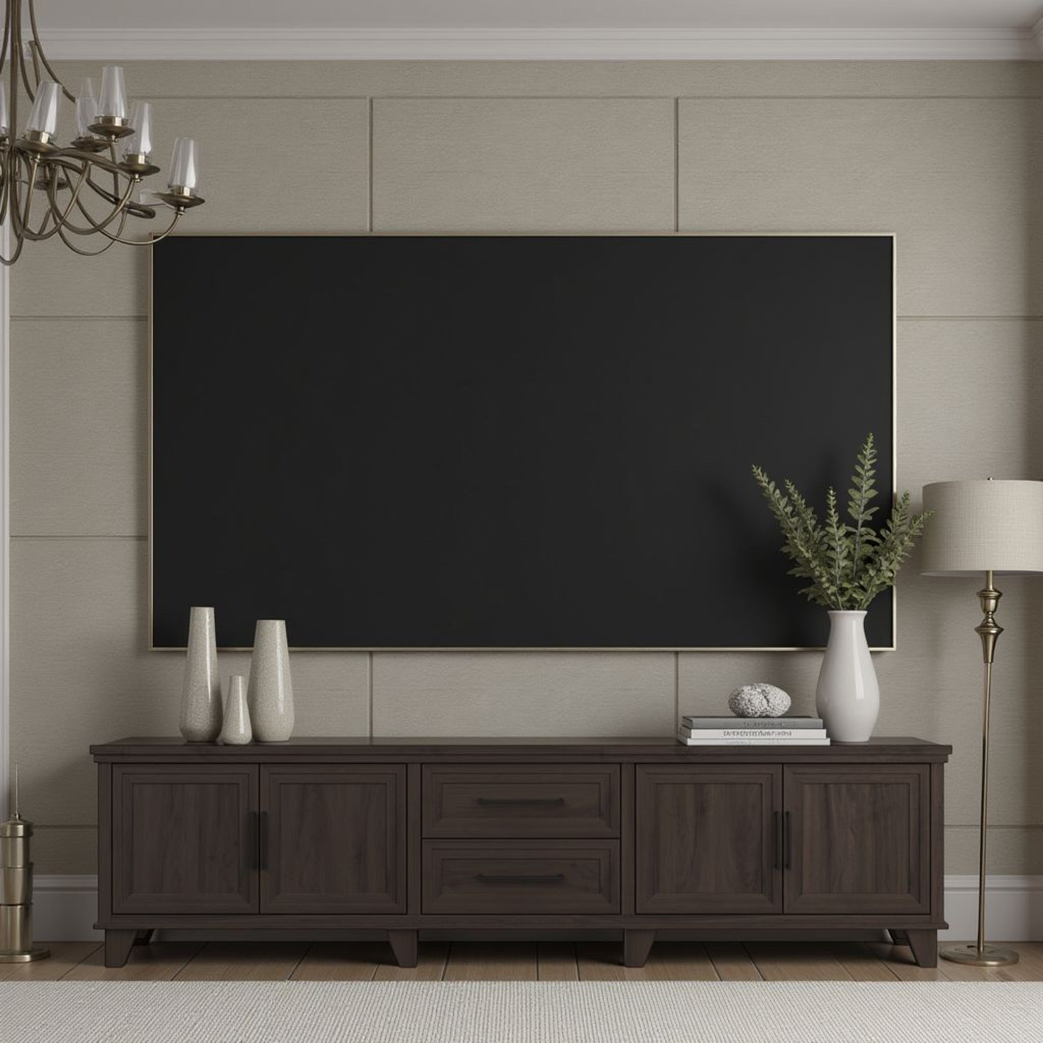 Real Cozy - 95" Sonoma TV Stand