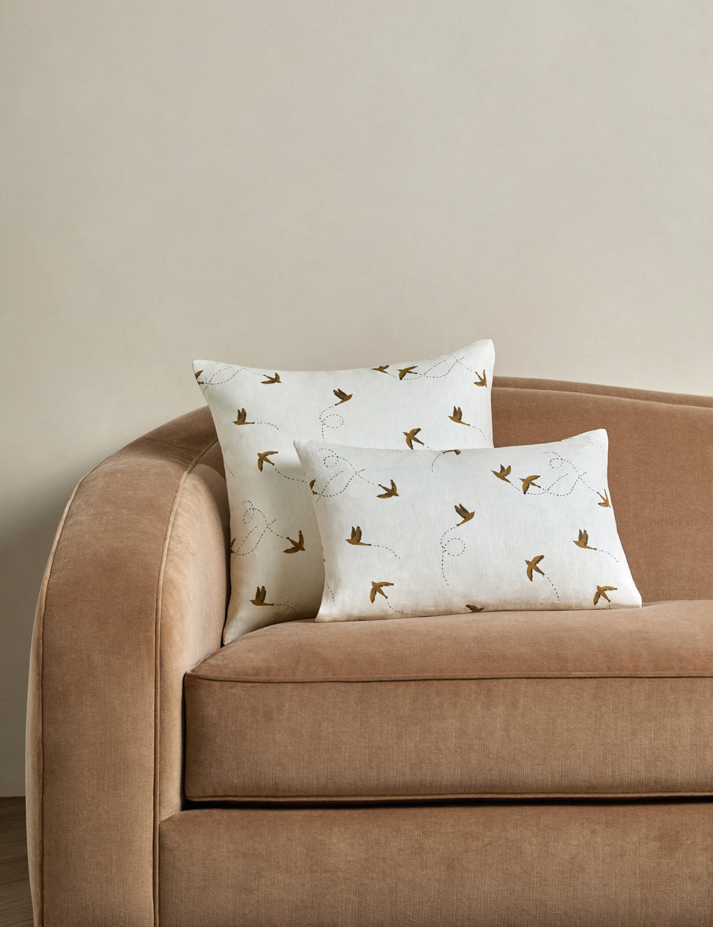 Lulu and Georgia - Sparrow Linen Pillow by Rylee + Cru