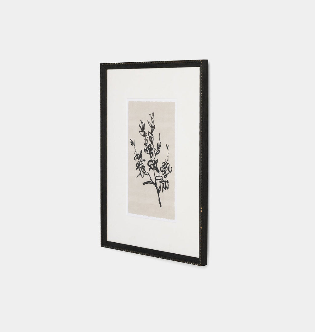 Amber Interiors - Sprig I by Coup d'Esprit Framed Print