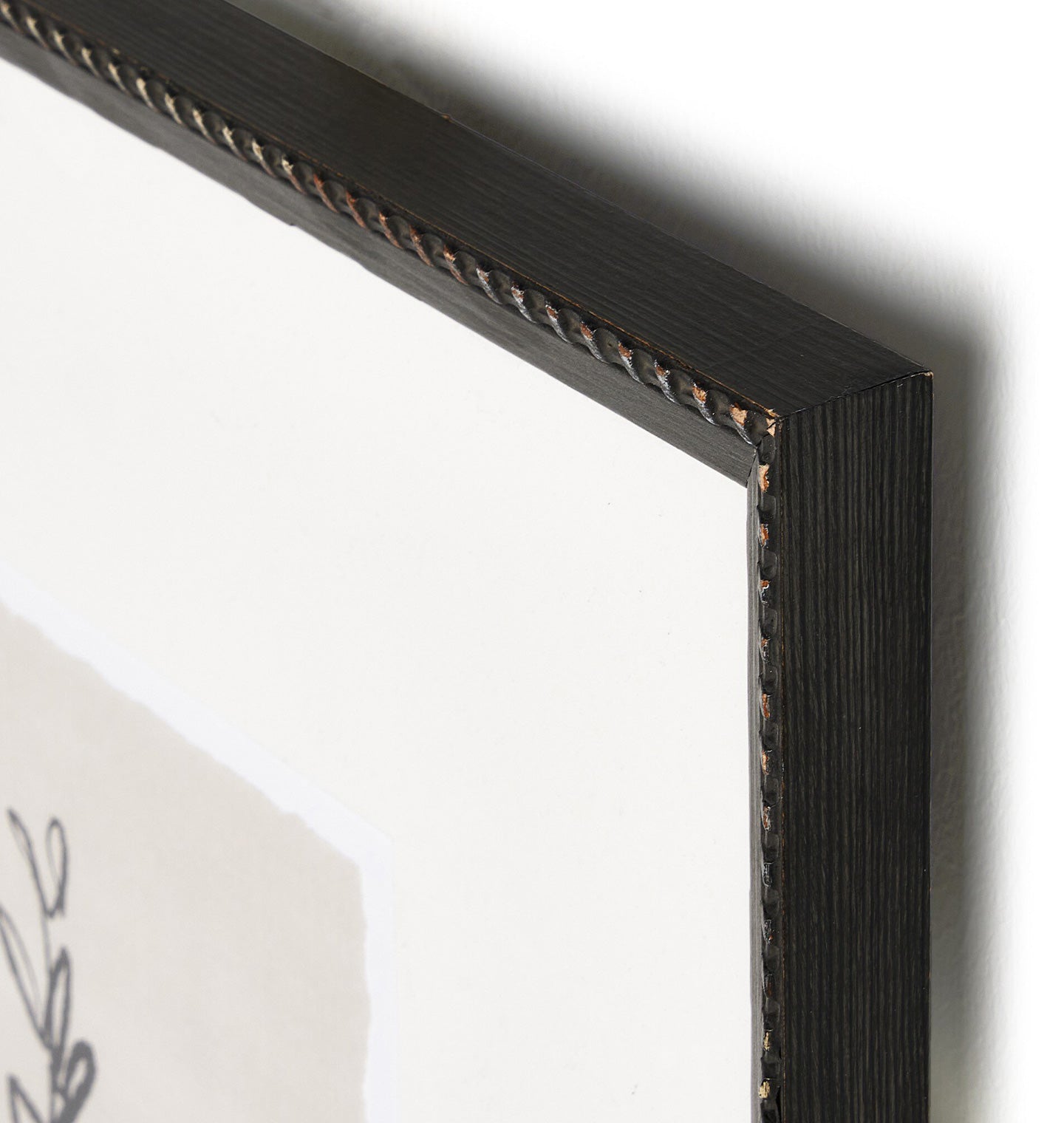 Amber Interiors - Sprig I by Coup d'Esprit Framed Print