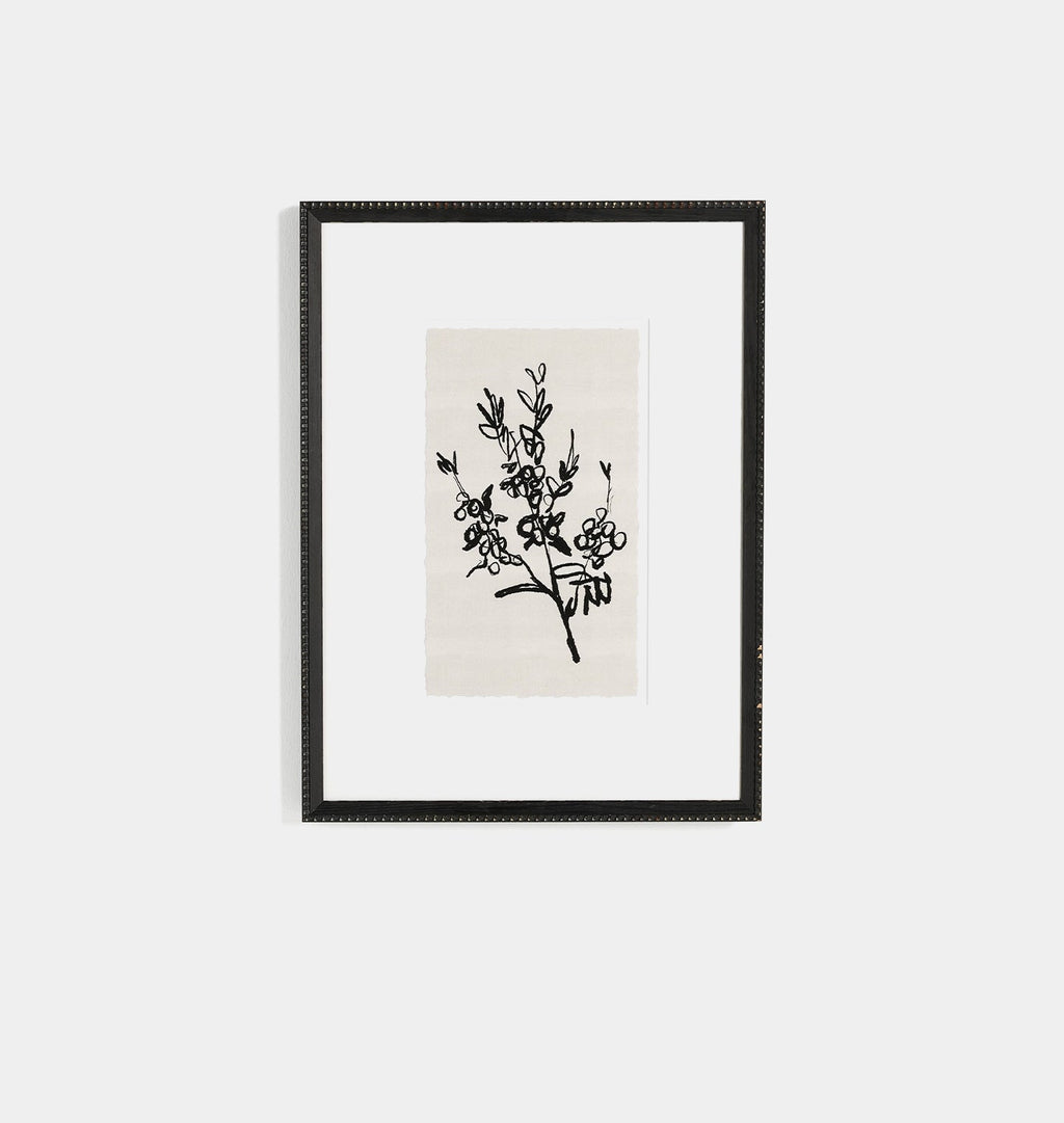 Amber Interiors - Sprig I by Coup d'Esprit Framed Print