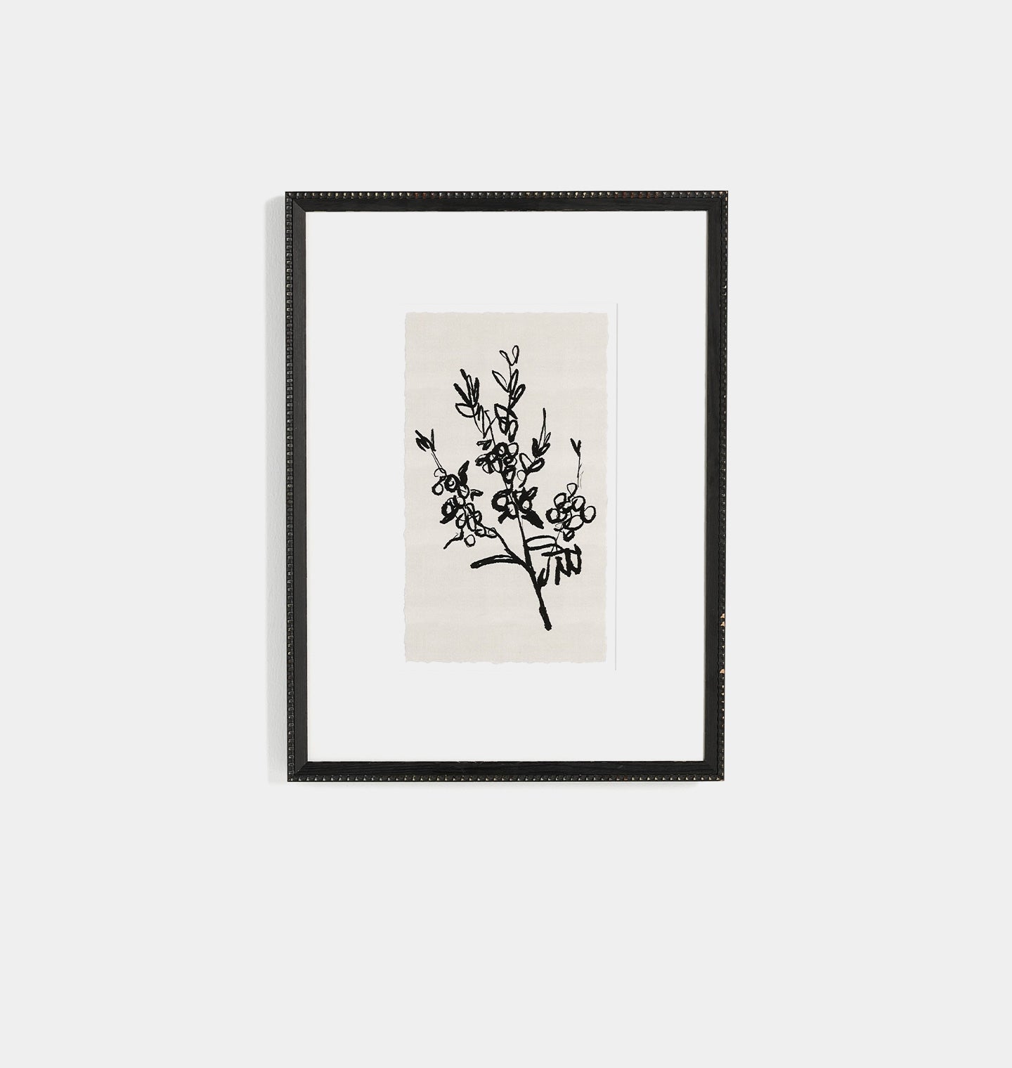 Amber Interiors - Sprig I by Coup d'Esprit Framed Print