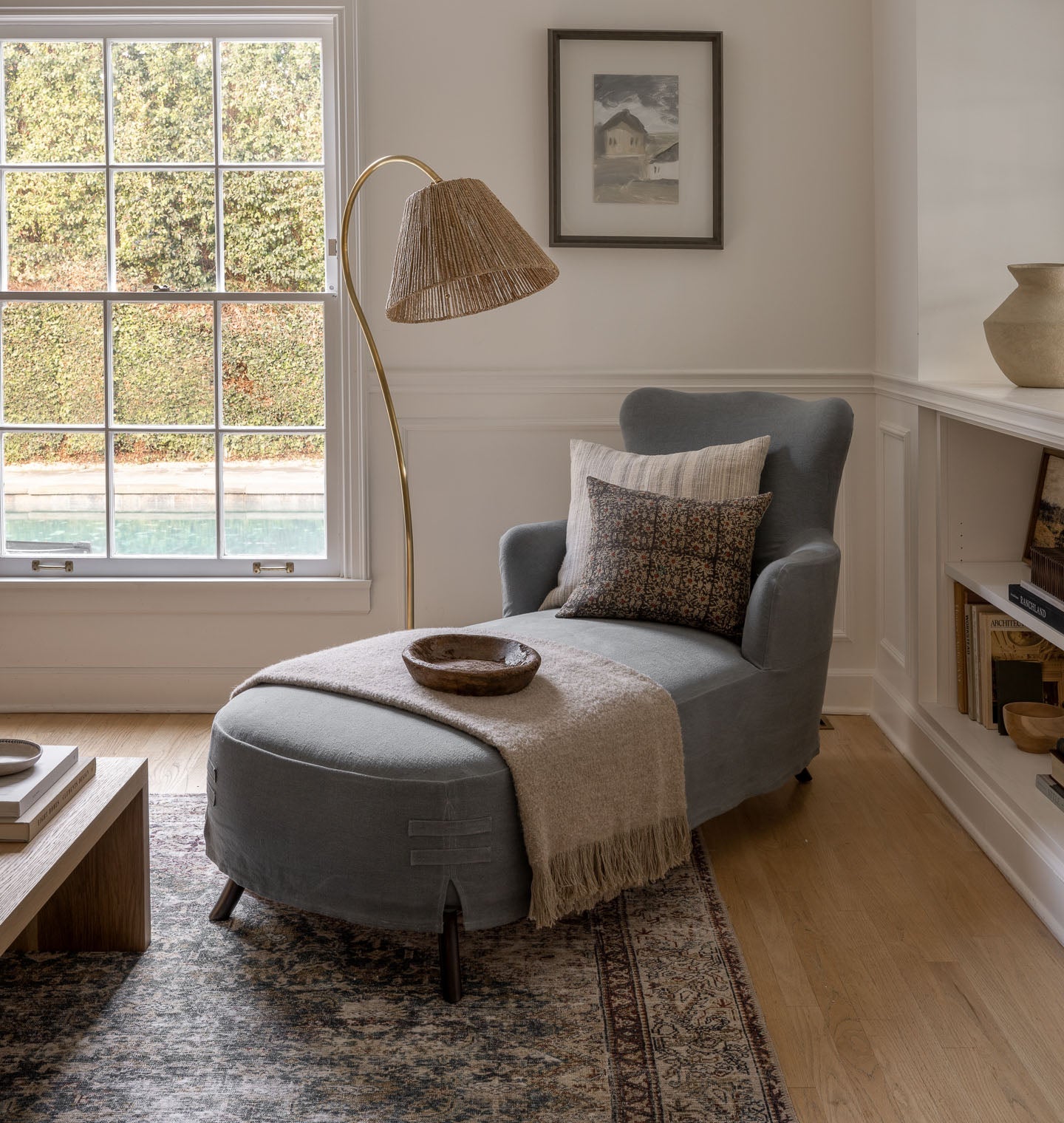 Amber Interiors - Dume Large Arched Floor Lamp