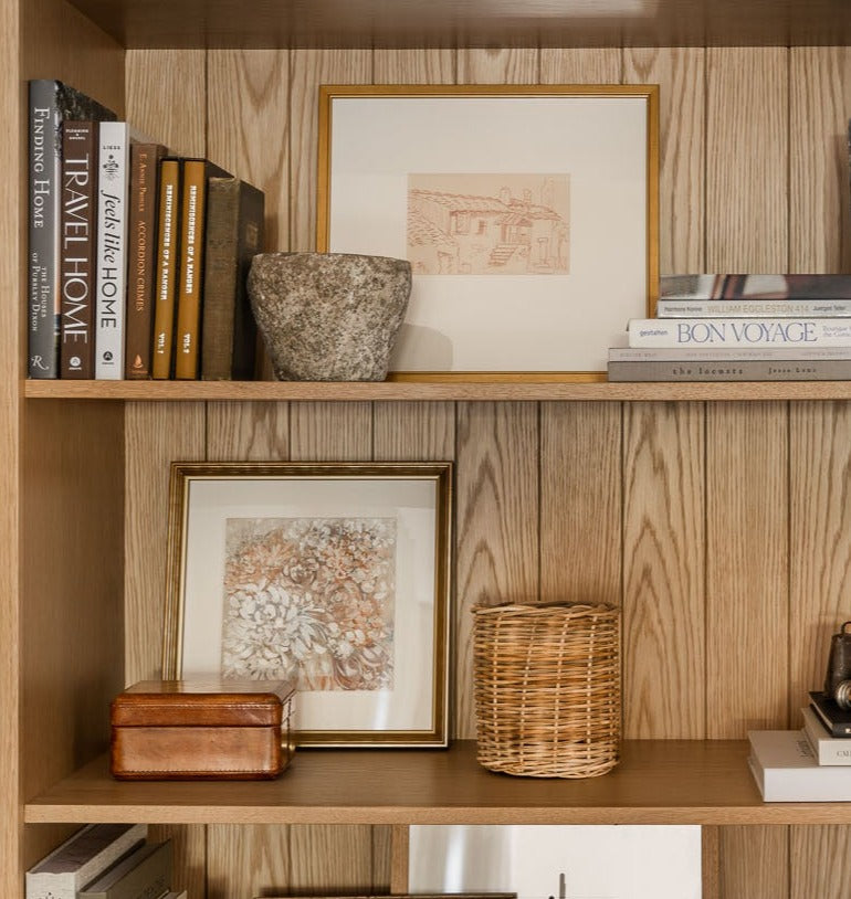 Amber Interiors - Leather Wrapped Box