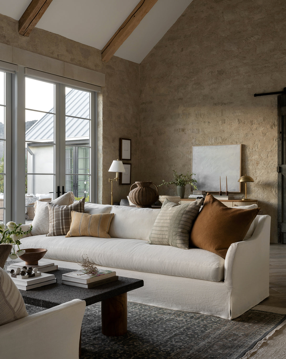 McGee & Co - Wilhelmina Classic Slipcover Sofa (85" - 110")