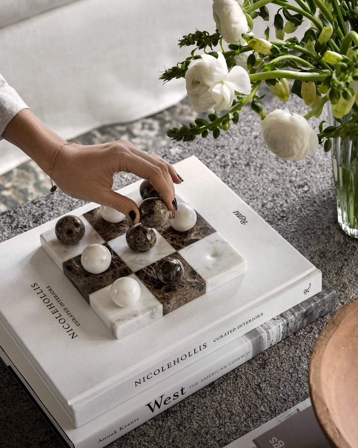 McGee & Co - Marble Tic - Tac - Toe Board