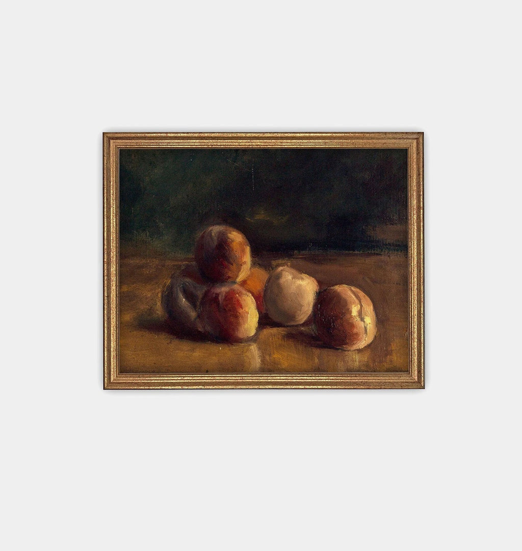 Amber Interiors - Still Life with Peaches Framed Print