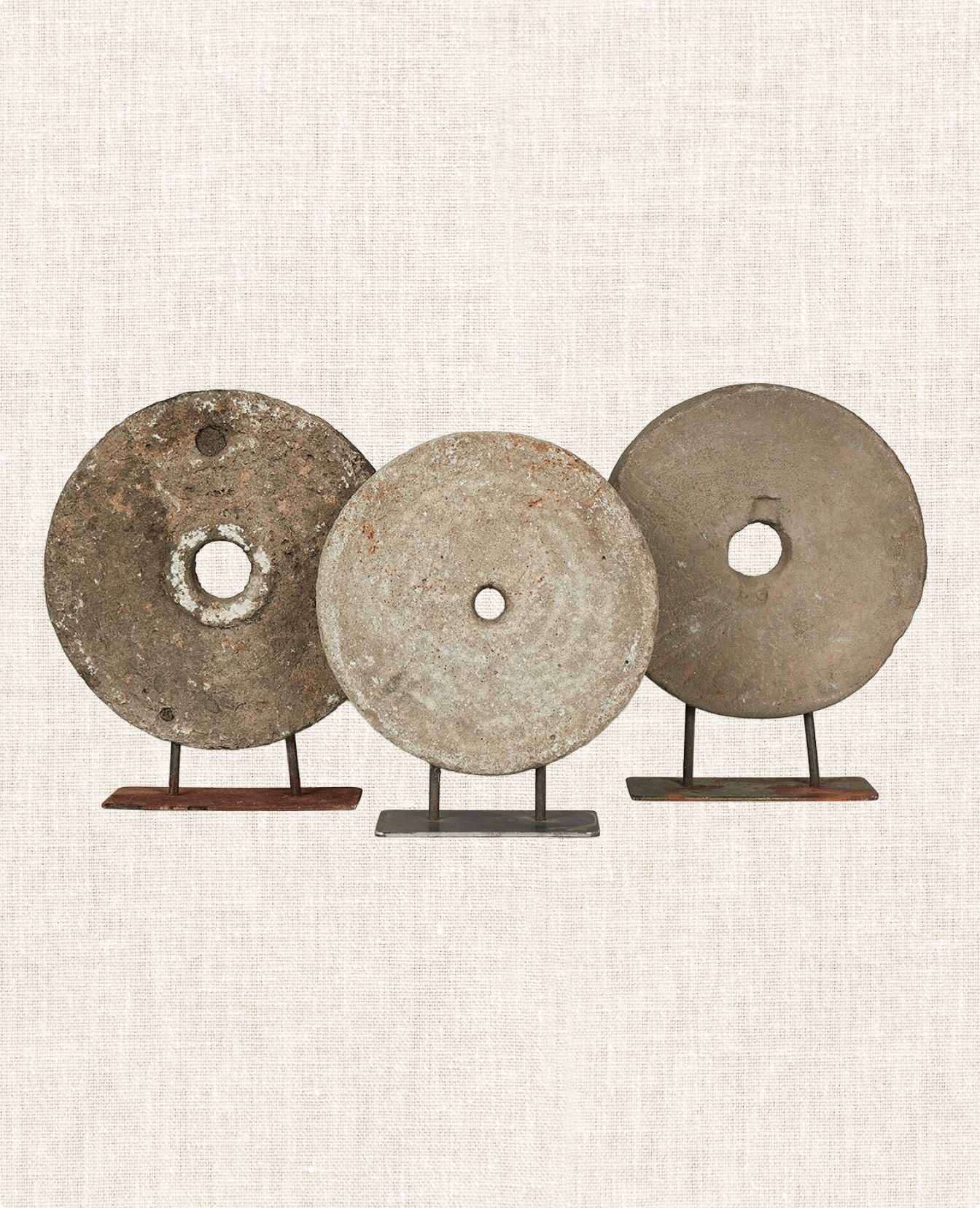 Olive Ateliers - Stone Wheel on Stand